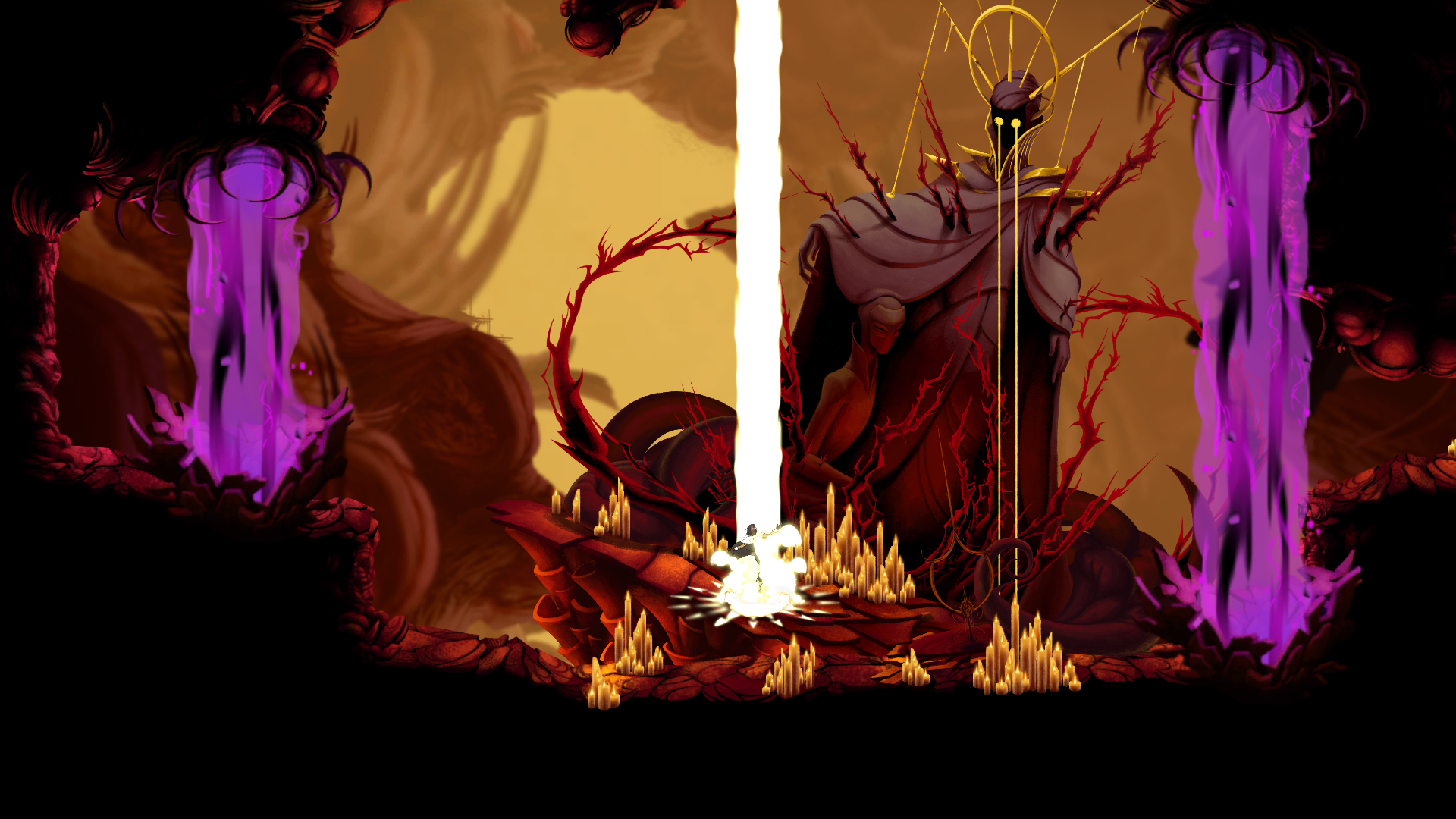 Sundered: Art Direction and Visual Storytelling in a Hand-drawn Indie